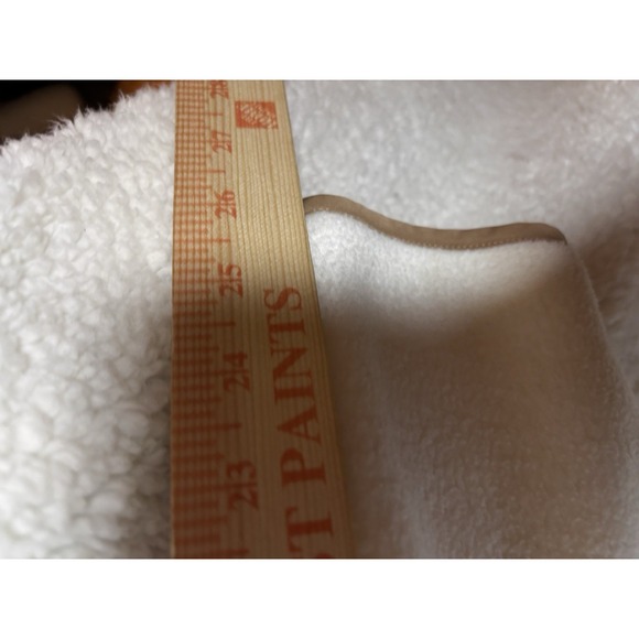 J.CREW Girls Quilted Fleece Snap Neck Pullover Top Cream Brown Small - Picture 7 of 13